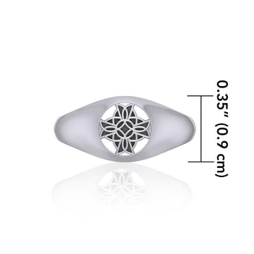 Celtic Cross Silver Ring TRI886 - Jewelry